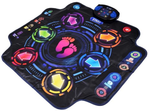 Duża muzyczna Mata Taneczna dla dzieci + bluetooth IN0180