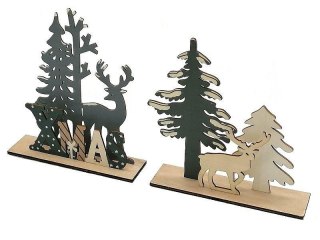 Dekoracja świąteczna drewniana MIX