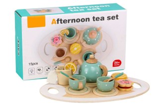 Drewniany Zestaw Herbaciany + Akcesoria