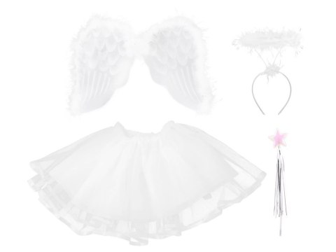 Kostium ANIOŁA - Zawiera: skrzydła, aureola, spódniczka, różdżka ZA5860