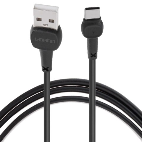 L-BRNO KABEL USB - USB TYP-C SZYBKIE ŁADOWANIE NB132 CZARNY L-BRNO KABEL USB - USB TYP-C SZYBKIE ŁADOWANIE NB132 CZARNY