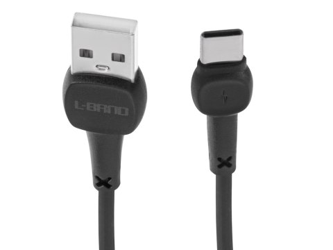 L-BRNO KABEL USB - USB TYP-C SZYBKIE ŁADOWANIE NB132 CZARNY L-BRNO KABEL USB - USB TYP-C SZYBKIE ŁADOWANIE NB132 CZARNY