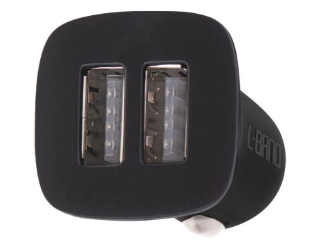 ŁADOWARKA SAMOCHODOWA SZYBKA 2X USB + KABEL MICRO USB L-BRNO